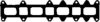 GLASER X81859-01 Gasket, exhaust manifold